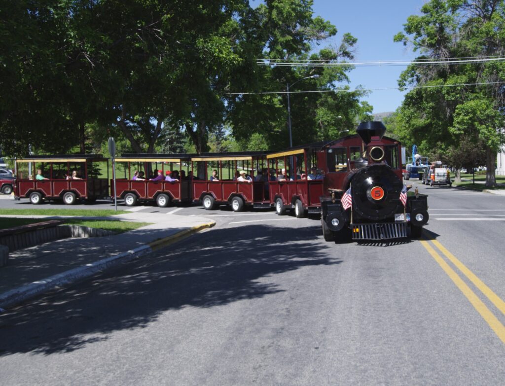 Train Rolling on the Route photo - Last Chance Tours, Helena, Montana